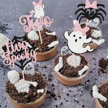 12 miếng mút xốp hình chú dơi và xe ngựa hình phù thủy trang trí bánh cupcake chủ đề ác mộng trước Giáng sinh dùng để trang trí bánh sinh nhật - Nhiều màu - Xem 8