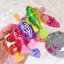 1/4pcs Children Electronic Fish Summer Bath Toys Pet Toys Swimming Robot Fish With LED Light Kids Water Swim Pool Bathtub Toy Funny Gifts