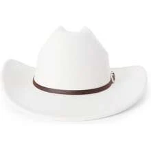 Classic Western Felt Cowboy Hat With Wide Brim For Outdoor Use - 1 Pc Style 2: White - View 2