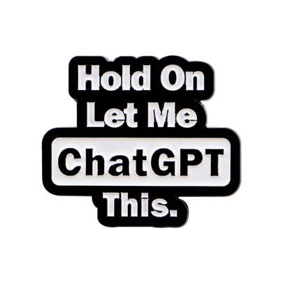 Hold On Let Me Enamel Pin Brooch Pines Lapel Pins Badge On Backpack Clothing Accessories Jewelry Gifts