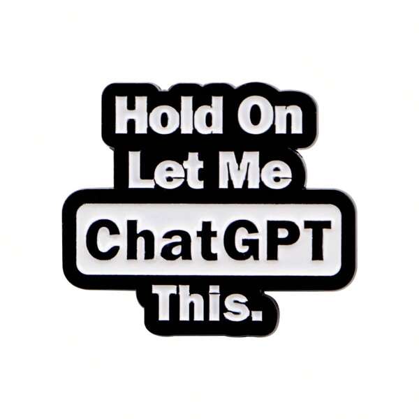 Hold On Let Me Enamel Pin Brooch Pines Lapel Pins Badge On Backpack Clothing Accessories Jewelry Gifts