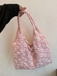 1 pieza Nuevo bolso de hombro con estampado de dumpling, bolso cruzado versátil, bolsa de pecho ligera adecuada para hombres y mujeres, adecuada como salida diaria, deportes, campus universitario, puede contener teléfono, pared, paraguas, estuche cosmético, llaves