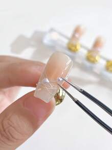 11片装美甲练习底座，强力磁性甲片，初学者练习支架，美甲展示板，适用于美甲沙龙和个人使用