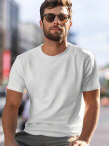 Men T-Shirts - 黑色 - 查看 2