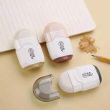 1 2-In-1 Multifunctional Eraser And Sharpener - A Portable Dual-Use Tool Suitable For Students And Office Supplies, A Rubber Eraser With A Sharpener Combination For Back To School Use - Multicolor - View 8