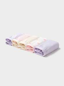 Balabala Young Girls Elastic  Underwear 5 Packs