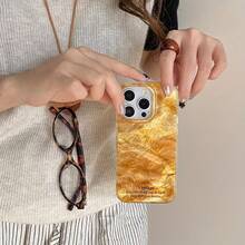 Funda para teléfono 1, 12, 13, 14, 15 y 16 Pro Plus. Diseño de glaciar degradado, con cobertura total y protección anticaídas. - Blanco - Ver 1