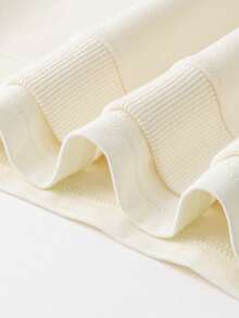 mini bala Young Boy Artist Collab Loose Fit Long Sleeve Sweatshirt 2025 Fall - Milky White - View 9