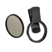 MECORIGHT 37/52/67mm CPL 偏光滤镜/ND 中性密度滤镜/GND 渐变滤镜/星光滤镜/微距镜头/柔焦滤镜 适用于 、Vivo 智能手机相机镜头套件（带夹持器）