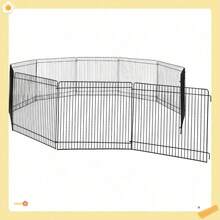 Small Animal Wire Fence, Black, 9 Inch - 1 - View 1
