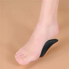 足弓支撑垫，足底保护垫，超柔软弹性足弓支撑鞋垫，自粘防滑防摩擦减震半鞋垫，男女通用 - 彩色 - 查看 3
