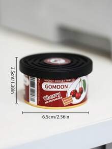 1 pieza Ambientador en lata, Desodorante sólido con fragancia, Ambientador con olor talla grande fuerte, Con tapa para controlar la evaporación de la fragancia, Decoración de olor para el hogar, Ambientador para decoración de automóvil, Aire fresco para armario, baño y casa de mascotas, Con aromas de vainilla, chicle de burbuja y cereza entre otros, Adecuado para decoración del hogar, automóvil, Día de San Valentín. - Más fuerte - Ver 5