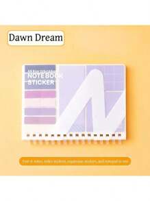 Imágenes de documentos Cuaderno con hojas, notas extendidas, múltiples combinaciones y funciones, adecuado para estudiantes, adhesivo resistente, muy conocido en Internet, hojas sueltas Cuaderno de expansión Notas adhesivas, para útiles escolares, de vuelta a la escuela