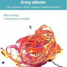 MADISI 18 件 X 15 毫升丙烯粉彩颜料套装，12 件 X 15 毫升丙烯颜料套装，覆盖性好，缎面处理，适用于大多数艺术和工艺表面，适用于学校用品，返校