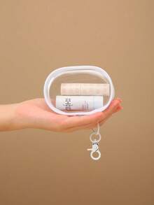 2 pezzi Borsa trasparente per l'organizzazione dei cavi dati, organizer per cavi USB, borsa per accessori elettronici, accessori da viaggio per lo stoccaggio, borse cosmetiche, utilizzati per organizzare cavi USB, cuffie e altri articoli funzionali. Un must-have per i viaggi, la prima scelta per il ritorno a scuola e un regalo per le vacanze. - Multicolore - Visualizzare 10