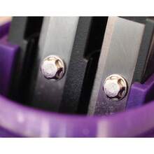 Swordfish 'The Triple' Three Hole Pencil Sharpener With Mess-Free Canister [Pack Of 1] 8-16 Mm [40228s], Purple - 紫色 - 查看 4
