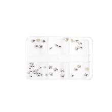 novani 6 格 Y2K 牙齿宝石套装，牙齿宝石首饰 DIY 牙齿宝石水晶套装，时尚牙齿钻石珠宝装饰入门套装，打造甜美闪亮笑容 - 彩色 - 查看 9