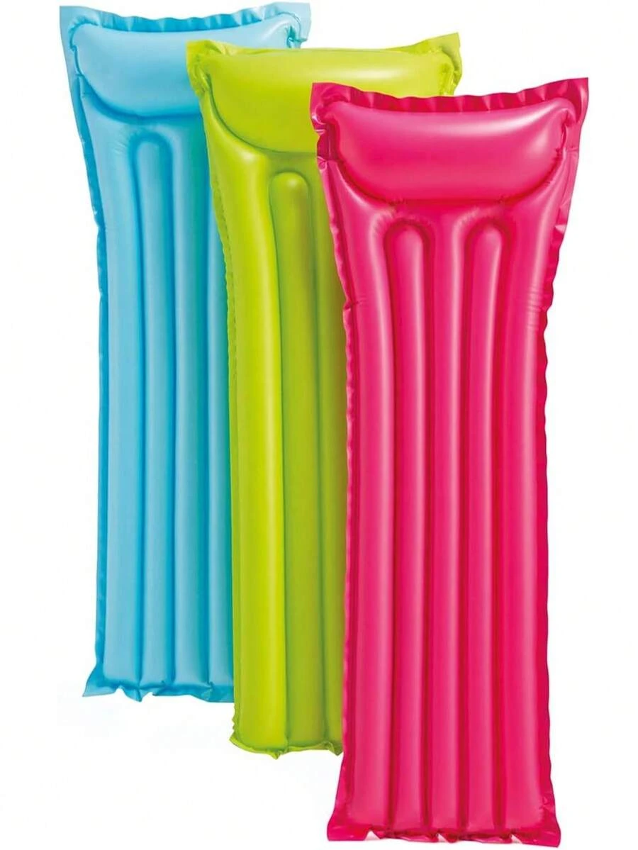 Inflatable Float, PVC Adult Water Inflatable Cushion, Water Leisure Float, Inflatable Cushion, Long Float, 72*27 Inches, Beach Essentials, Beach Accessories, Pool Float - Multicolor - View 1