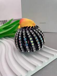 1pc Matte Bird Nest Hair Bun Maker, Suitable For High Ponytail, Bun Hairstyle, Party Dress, Daily Wear, All Seasons, Ponytail Holders, Hair Elastics, Hair Rubber Bands, Scrunchies, Hair Rope, Elastic Hair Tie, Hair Accessories, Home Beauty Women Accessory Gifts ,Head Piece