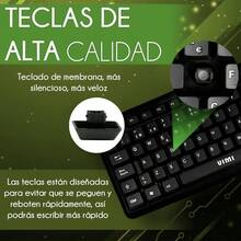 Teclado Alámbrico Con Conexión USB Estándar Color Negro - Negro - Ver 2