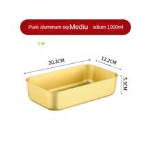 1 pieza, Bandeja de hornear de pan de aluminio resistente a altas temperaturas de 7 pulgadas/8 pulgadas/9 pulgadas, molde de horneado DIY, molde de horneado, caja de hornear rectangular, molde rectangular antiadherente para hornear queso y pasteles, resistente a altas temperaturas, fácil de limpiar, adecuado para reuniones familiares