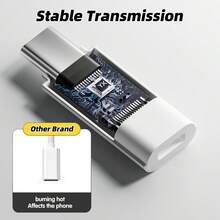 金属合金 Type-C 转 Lightning 音频适配器，USB C 公头转 Lightning 母头耳机转换器，兼容笔记本电脑，春季生日礼物 - C-L音訊轉接頭 - 查看 8