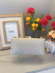 Women's Glitter Crossbody Bag / Wallet For Party / Banquet / Wedding - Màu Khaki - Xem 2