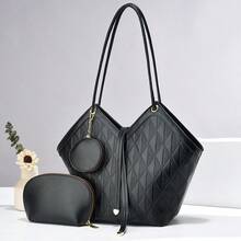 Women Top Handle Bags - 6622黑圓圈 - 查看 3