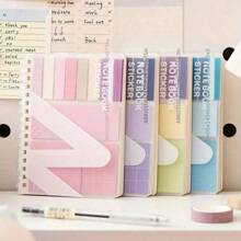 Imágenes de documentos Cuaderno con hojas, notas extendidas, múltiples combinaciones y funciones, adecuado para estudiantes, adhesivo resistente, muy conocido en Internet, hojas sueltas Cuaderno de expansión Notas adhesivas, para útiles escolares, de vuelta a la escuela