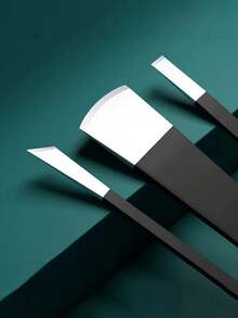 5/1 pieza Juego de cuchillos para pedicura profesional, herramientas de cuidado de los pies de acero inoxidable para recortar, pedicura para uñas encarnadas, callosidades, eliminación de piel muerta. Juego de cuchillos para pedicura integral: seis cuchillos distintos diseñados para satisfacer una amplia gama de necesidades de cuidado de los pies - Multicolor - Ver 8