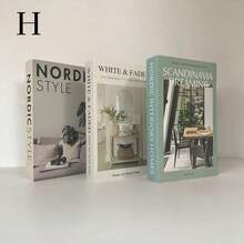 2 件/3 件可折叠假书，豪华仿书套装，用于装饰，适用于咖啡桌、别墅、酒店、家居装饰、摄影