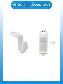 10,30/50/100pcs White/Pink/Blue Hanger Connector Hooks, Magic Hanger Hooks, Heavy Duty Cascade Connector Hooks, Space Saving Hanger Extenders For Organizing Clothes In Closets