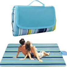 Pătură de plajă pentru picnic, saltea de picnic, 1 buc pătură de picnic pentru exterior, extra mare, rezistentă la nisip și impermeabilă, saltea de plajă portabilă pentru camping, drumeții, festivaluri