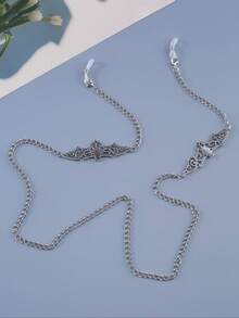 3 件装时尚金属链蝙蝠、、骷髅吊坠眼镜链 - 彩色 - 查看 23