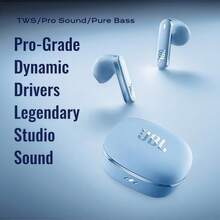 JBL ‌T280TWS X3 Gaming Bluetooth Headset 40ms Ultra-Low Latency Team Voice Chat Magical Device Intelligent Noise Reduction Anti-Dropping For Sports 3D Stereo Gaming Headset Universal For Mobile Phones And Computers Blue - Blue - View 1