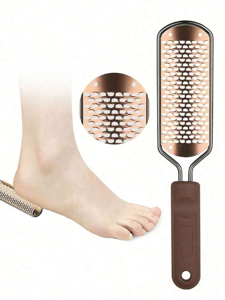 Lima para os pés, esfoliante para os pés, pedicure - removedor de calos para os pés, ralador profissional, raspador para os pés, removedor de calos, removedor de pele morta e rachada para pés secos e molhados - Multicolorido - Ver 1