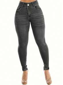 Women's Hip-Lifting Jeans, High-Stretch Leggings, Fashionable And Elegant, Suitable For Dating, Commuting, Leisure Travel, Halloween