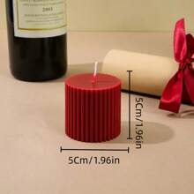 北欧风条纹装饰蜡烛，复古高端圆柱形香氛蜡烛，婚礼装饰蜡烛，浪漫氛围蜡烛，装饰蜡烛，家居烛台装饰，婚礼蜡烛，香氛蜡烛，女士礼物