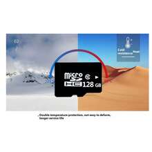 1 件高速微型存储卡 - 适用于智能手机、平板电脑、相机、CCTV 监控摄像机闪存 SD 卡 - 数据传输/广泛兼容性，存储 8GB/16GB/32GB/64GB/128GB/256GB