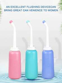 500ml Capacity Mini Handheld Bidet Sprayer, Portable Travel Bidet, Intimate Hygiene Cleansing Device - Multicolor - View 2