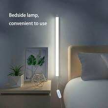 1pc /2pcs LED Sconce Light Bar, Learning Desk Lamp,USB Plug-In With Button Switch, Adjustable Brightness & 3 Color Modes (3000K, 4000K, 6000K), Magnetic Mount, Detachable Plastic Fixture, Ideal For Students, Home Office,Dimmable For Kitchen/Shelf/Cabinet/Desk, 5V, No Battery Required,Cabinet Lighting - LED Light Bar - View 12