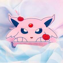 pocket monsters Pokémon Eevee & Eeveelutions Acrylic Hair Claws - Cute Cartoon Character Design, Kawaii Hair Accessories For Women, Durable Styling Clips, Ideal Gift For Pokémon Fans Fashion Hair Clips - CSO0902 - 查看 9