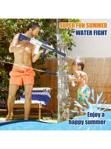 Electric Water Gun For Kids Adults - Automatic Squirt Gun With Up To 32 Ft Long Range, Summer Outdoor Beach Swimming Pool Party Toys, Gift For Kids Over 3 Years(Accessories Color Random)