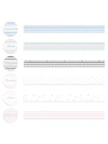 Tape Starry Symphony Scrapbooking Decorative Stickers, Cute Basic Elements Underlayer Strips