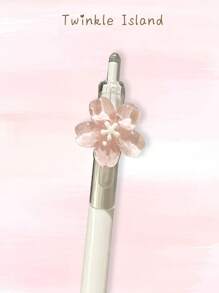 1 Stück koreanischer Stil süßer und modischer transparenter Blumen Muster Gelschreiber, Unterschriftsschreiber, schnell trocknend und glatt schwarz, 0,5 mm Stiftmine, geeignet für Studenten, Büros, Bürobedarf, Prüfungen, Bibliotheken, Krankenhäuser, Ärzte, Krankenschwestern, Familien, Prüfungen, Schulen, Lehrer, geeignet als Geschenk für Freunde, Mitschüler, Familienmitglieder, Kinder, Geschwister und zur Vorbereitung von Büromaterial, Rückkehr zur Schule