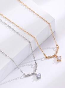 1pc Fashionable Minimalist Embellished Choker Necklace For Women, Versatile Elegant Style Suitable For Daily Wear, Commute, Social Events, Party, Valentine's Day, Mother's Day Gift