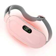 Almohadilla térmica menstrual, almohadilla térmica para ciclos menstruales para calambres, cinturón eléctrico menstrual femenino, compresa caliente, calentamiento, uso doméstico, masajeador vibratorio para la cintura, modelo recargable, almohadilla térmica para el estómago, opción perfecta para regalos del Día de San Valentín Almohadilla térmica de masaje para el estómago para damas y niñas para aliviar el dolor