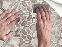 Vinile per frigorifero Oedim con effetto ceramica vintage | Diverse dimensioni tra cui scegliere | Adesivo resistente | Elegante adesivo decorativo - Multicolore - Visualizzare 6