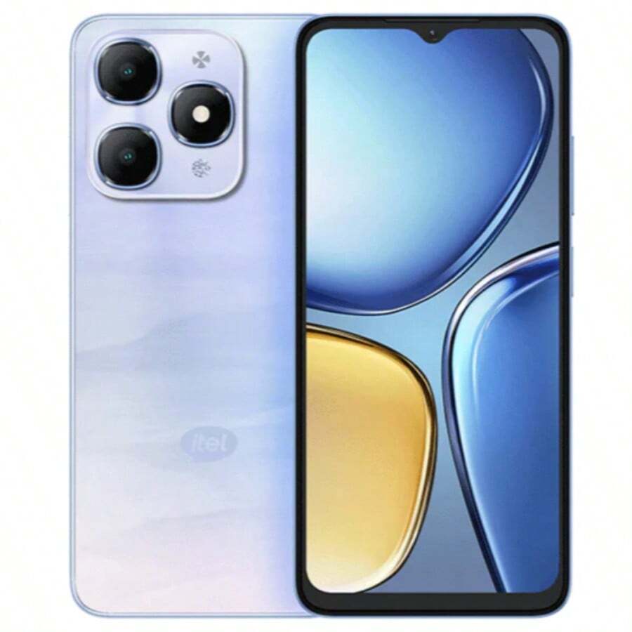 itel Cell Phone Iteel A90 A6610 Dual SIM 256GB / 12GB RAM 6.6" 13MP / 8MP - ANATEL "IMMEDIATE SHIPPING"! - 藍色 - 查看 1