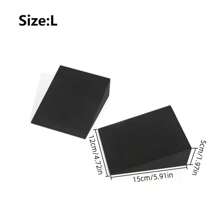 2 Stücke verstellbare Hockerkeile und Wadendehnung Schrägbrett - Trikonasana Yoga Blöcke für verbesserte Stabilitätstraining, Beinstärke & Balance - robuste schwarze Fitnessausrüstung für Gewichtheben, Beinrehabilitation & tiefe Dehnung, glatte Oberfläche, stabile Konstruktion, Trainingsunterstützung, für Fitnessstudionutzer